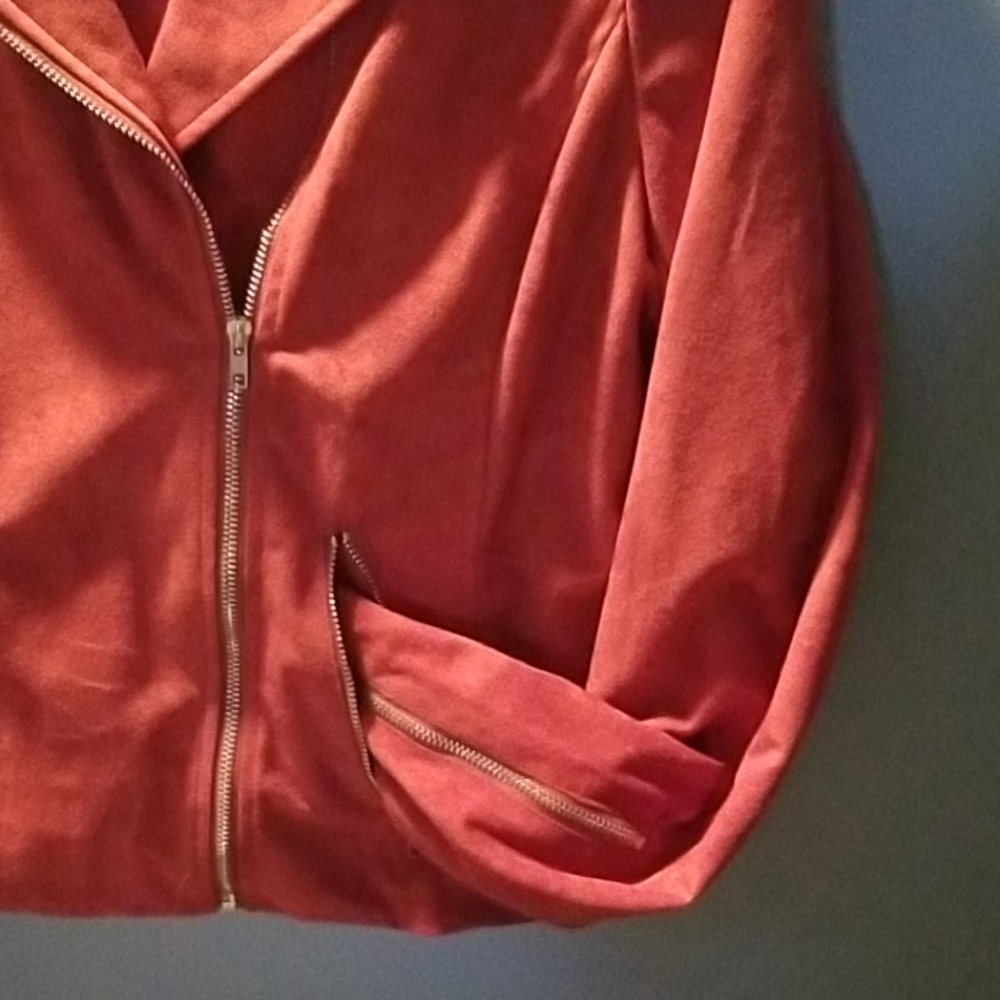 Faux Suede Jacket - image 5